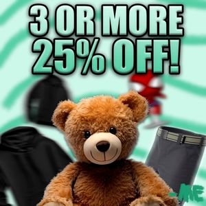 3 or More Bundle 25% Off